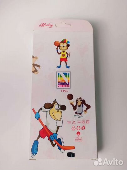 Новое кухонное полотенце в упаковке с обезьяной