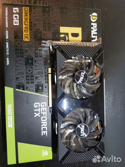 Видеокарта Palit gtx 1660 super