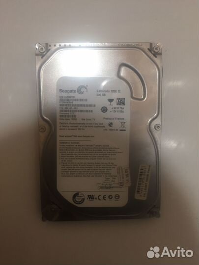 Жесткий диск SATA hdd 3.5
