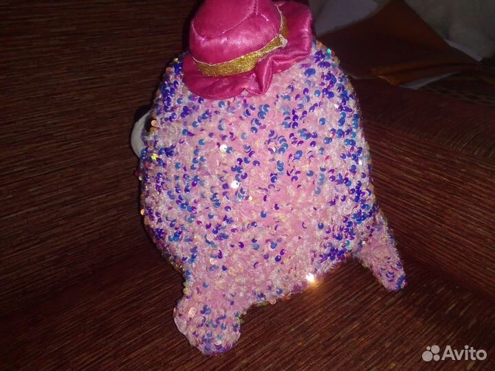 Мягкая игрушка с пайетками