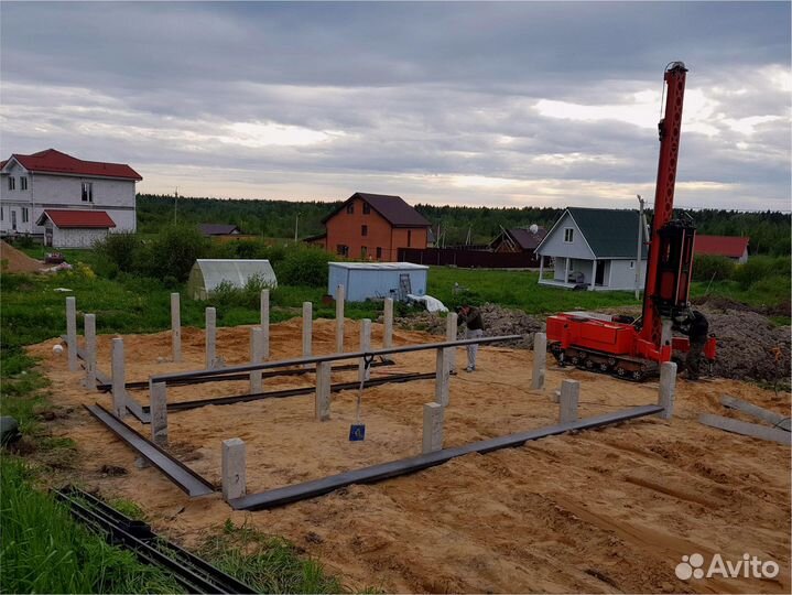 Забивные жб сваи под дачу