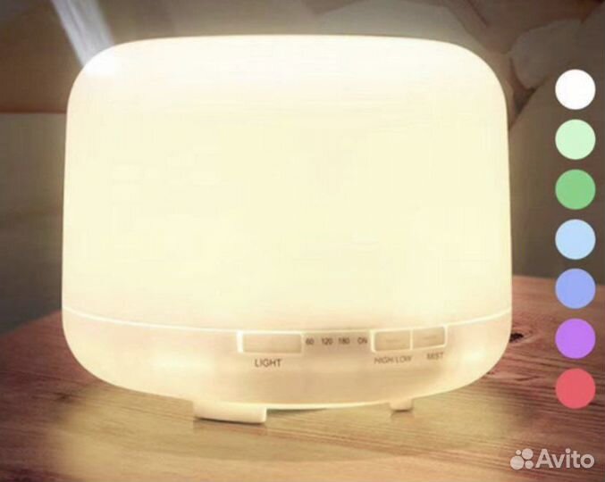 Ультразвуковой увлажнитель, аромадиффузор подсв