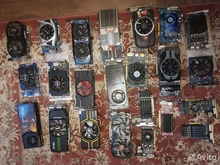 Видеокарты на запчасти