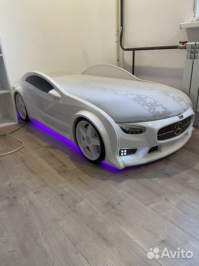 Кровать машина+шкаф Futuka