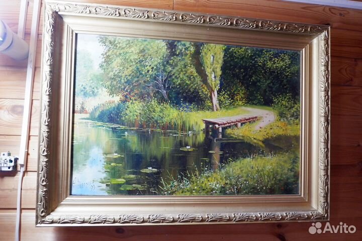 Картина маслом на холсте пейзаж