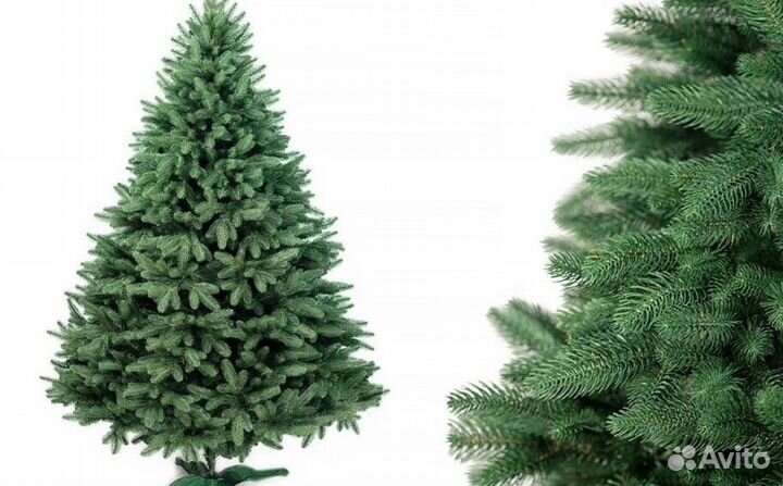Елка искусственная новогодняя + гирлянда