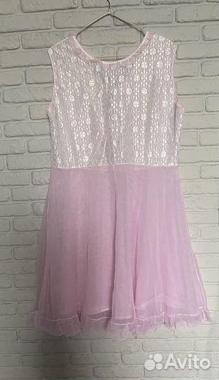 Сорочка винтаж 70-е гг пудра