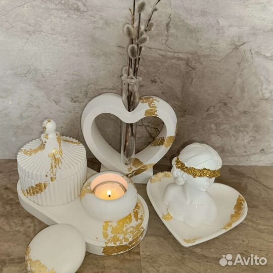 Декоративные наборы из гипса