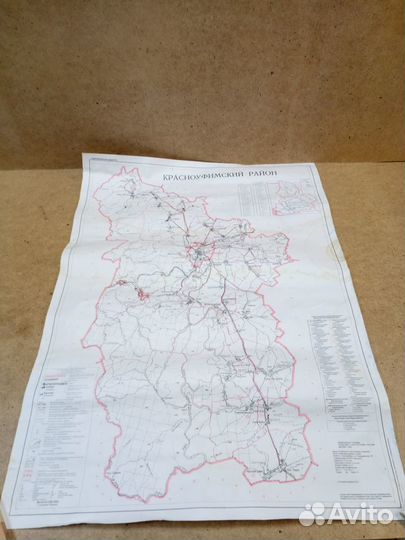 Карты Красноуфимского и Тугулымского районов