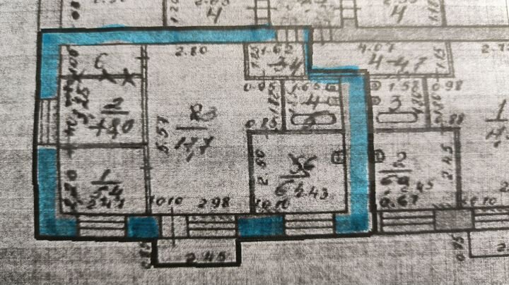 3-к. квартира, 42,2 м², 3/5 эт.