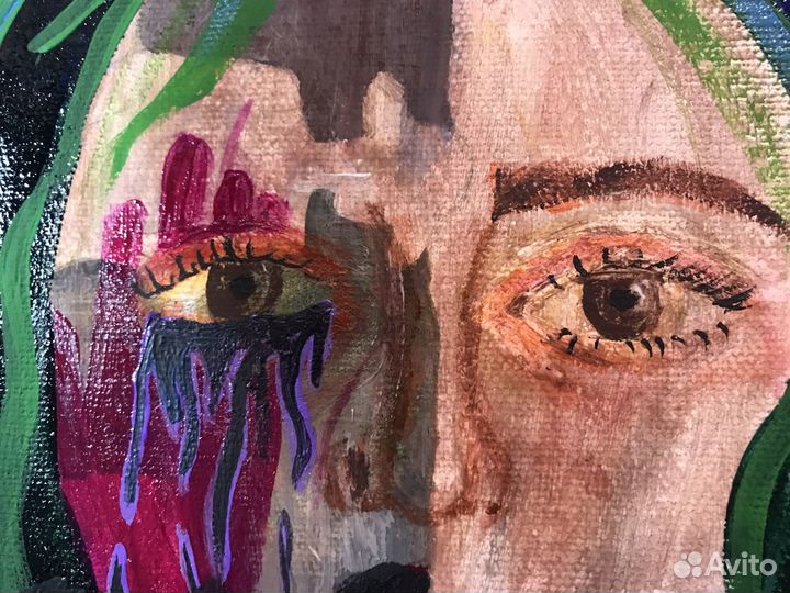 Картина акрилом на холсте