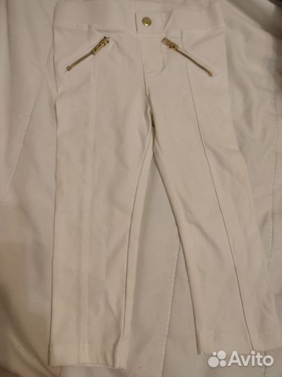 Брюки белые для девочки H/M