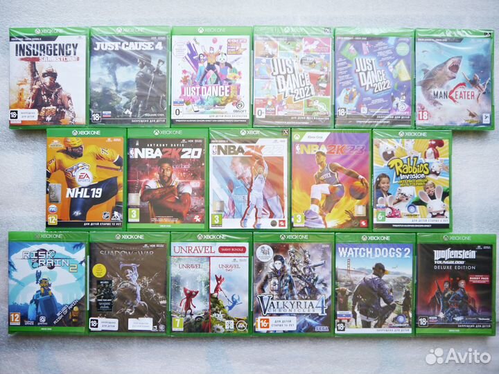 Лицензионные игры на Xbox One (новые и б/у)