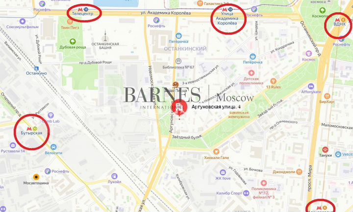 Габ, жилой квартал Останкинский, 351 кв м