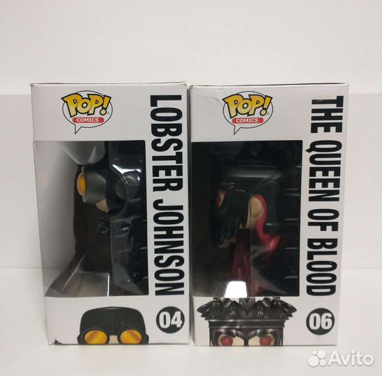 Funko Pop Hellboy: #04 Lobster Johnson/#06 Queen