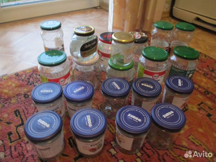 Банки для сыпучих продуктов стекло