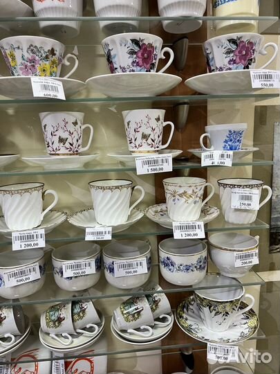 Чайная пара фарфор СССР