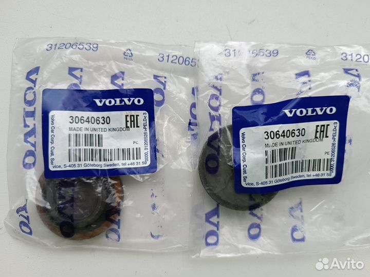 Заглушка болта распредвала volvo