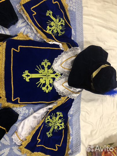 Новогодний детский костюм мушкетер