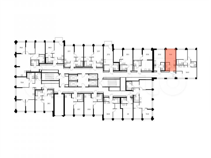 Квартира-студия, 19,8 м², 2/32 эт.