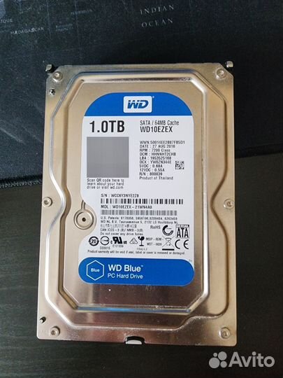 Жесткий диск 1 тб WD Blue