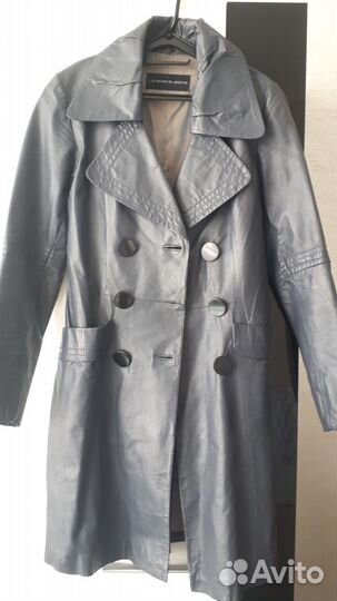 Плащ кожаный La Reine Blanche, 42-44р