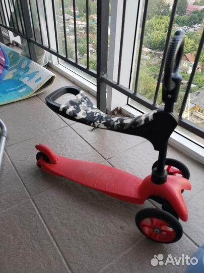 Самокат беговел 2 в 1