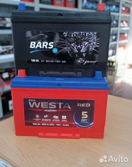 Аккумулятор Bars 100ah Asia с гарантией