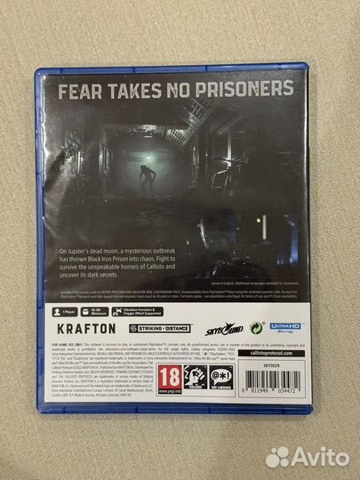 The callisto protocol PS5