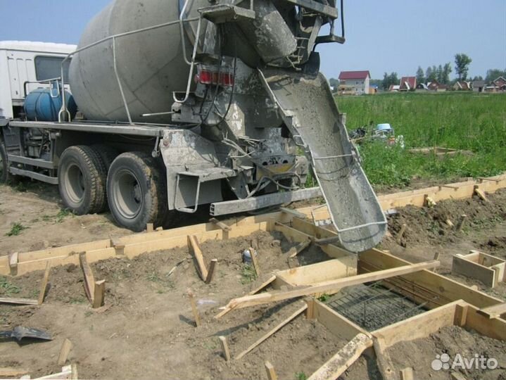 Бетон+Раствор+Лента+Автобетонасос