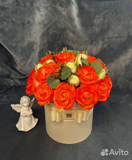 Букет из мыльных цветов