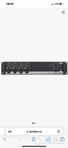 Матричный коммутатор четырехзонный audac MTX48