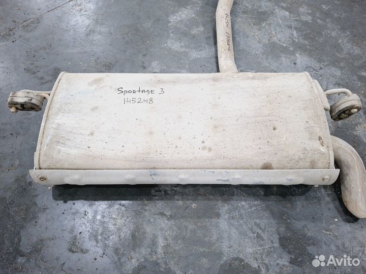 Глушитель основной Kia Sportage III (SL) 2010-2016