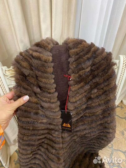 Палантин из норки оригинал новый
