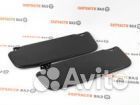 Козырьки солнцезащитные на Приору черные Новые