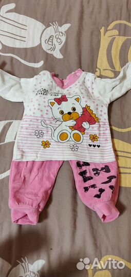 Вещи пакетом для девочки 74 80