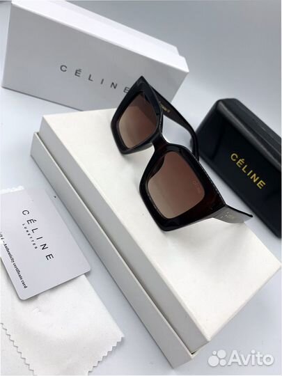 Солнцезащитные очки Celine коричневые (584)