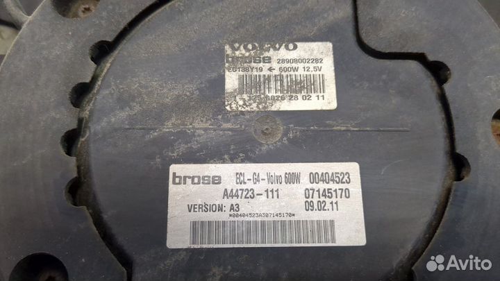 Вентилятор радиатора Volvo XC90, 2011