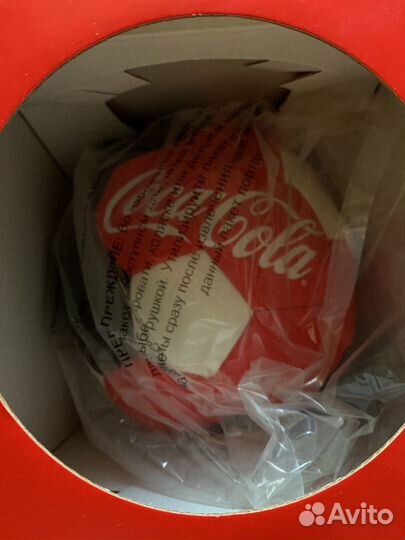 Коллекционный футбольный мяч coca cola 2018