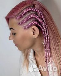 Модель афронаращивание,афровисок,афрозатылок