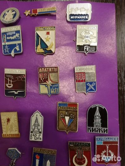 Значки с темой города