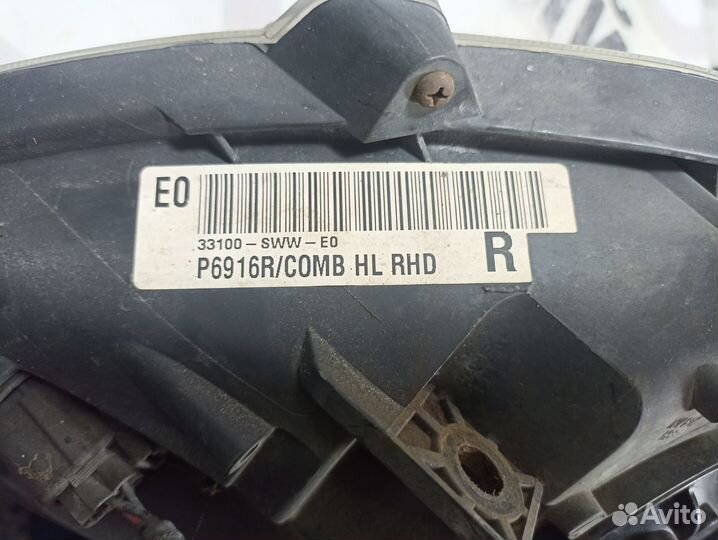 Фара правая галоген Honda CR-V 3