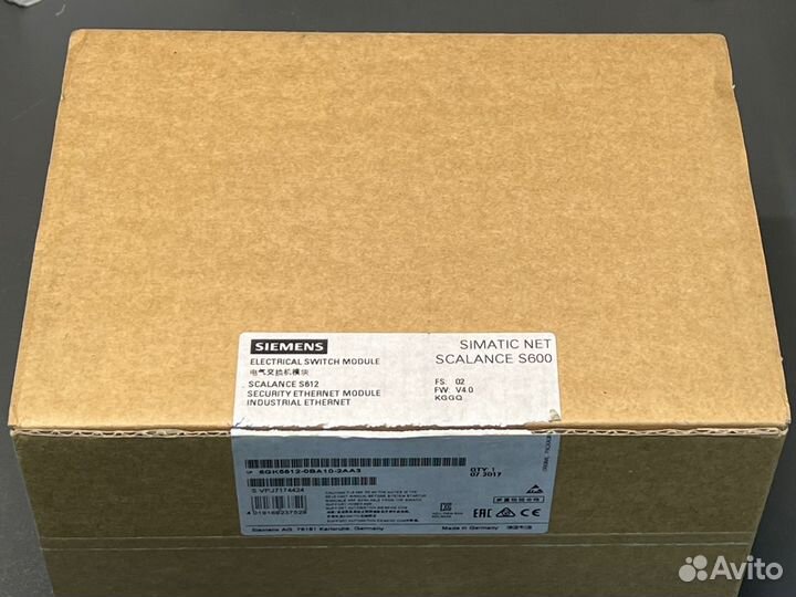 Siemens 6GK5612-0BA10-2AA3 новый, 1 шт