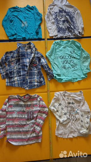 Пакет Лонгслив Рубашки Водолазки 98 104 110 116