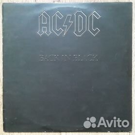 AC/DC Back In Black 1980 Ex/Nm Canada