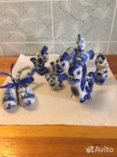Фигурки. СССР. Гжель