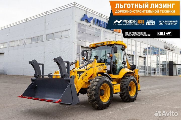 Экскаватор-погрузчик Bull 4SX Plus, 2023