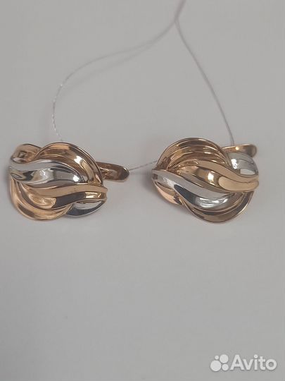 Золотые серьги