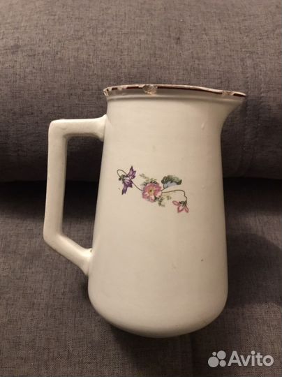 Кувшин старинный фаянсовый Foreign made