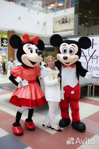 Ростовые куклы поздравление, Микки Маус